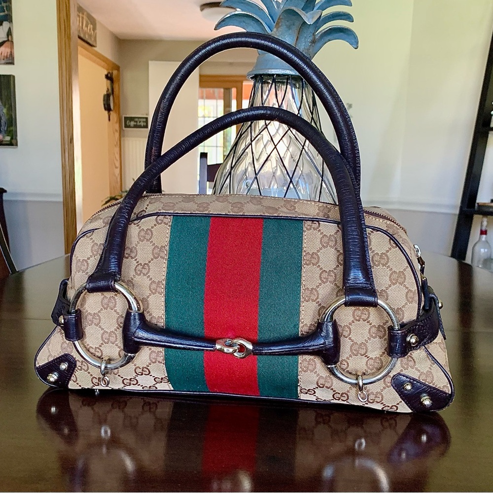 GUCCI Tom Ford runway horsebit bag RARE
